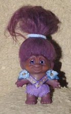 OOAK- Dyed DAM TROLL 3" - PURPLE