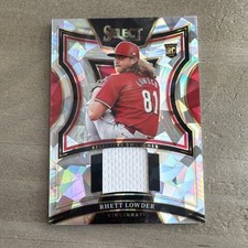 Panini 2024 Select Prizm Rhett Lowder Rookie Swatches #SS-RL Cincinnati Reds