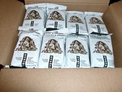 72 bars - TRUBAR Protein Bars - Sweet & Dreamy Cookies & Cream exp 3/27