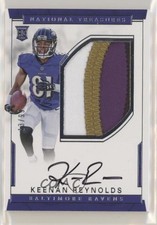 2016 Panini National Treasures RPS Rookie 13/99 Keenan Reynolds Patch Auto ly9