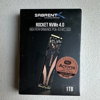 NEW SABRENT Rocket NVMe 4.0 High Performance PCIe 4.0 M.2 Internal SSD 1TB