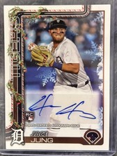 2025 Topps Holiday Baseball - Jace Jung AUTOGRAPH 143/200 - First Printed PA-JJU