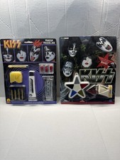 Vintage 1997 KISS Band Makeup Kit Technifaces & 2009 Rubie&rsquo;s Sonic Boom Era