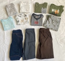 Lot Of 11 Assorted 3M Toddler Clothing - 7 One-pieces  4 Pants