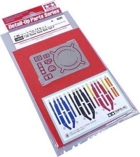 TAMIYA 1/20 F1 SEAT BELT SET F 1990S 12638