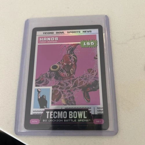 2026 Bo Jackson Battle Arena Tecmo Bowl Hands N74 Sports News HEX SSP