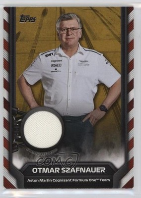 2021 Topps Formula 1 F1 Relics Gold /50 Otmar Szafnauer #F1R-OS u0u