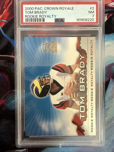 2000 Pacific Crown Royale - Rookie Royalty Tom Brady #2 (RC)