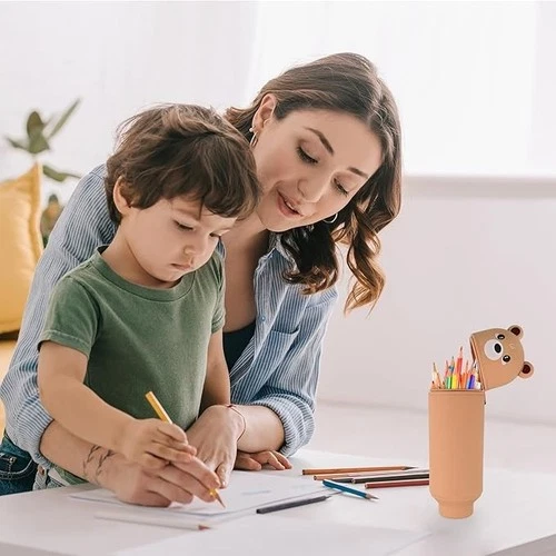 Legami Federmäppchen Stiftehalter Panda Dino Katze Giraffe Pinguin 2025 Original - Picture 3 of 11