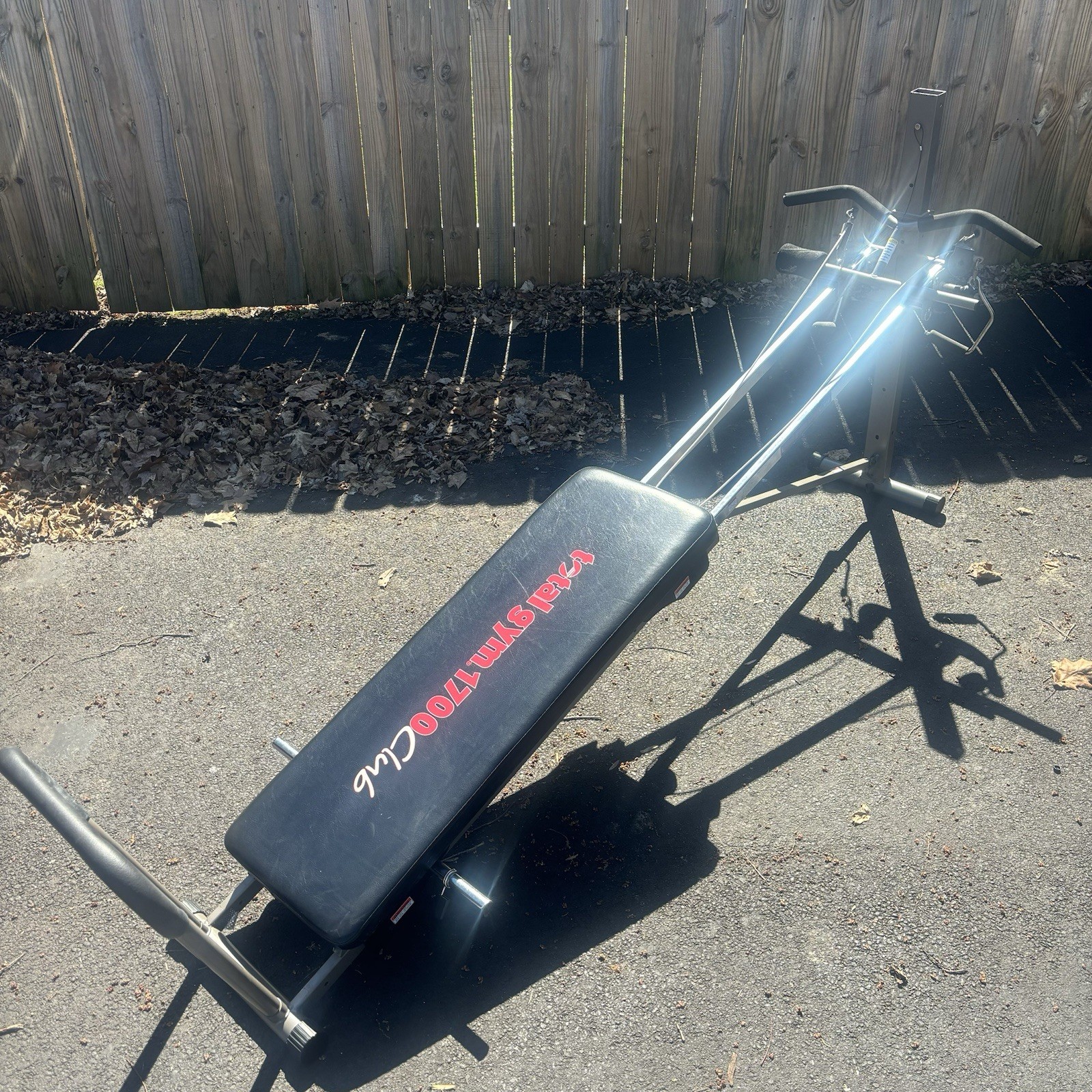 Workout Chart Strength Training Total Gym 1700 Club Workouts TOTAL