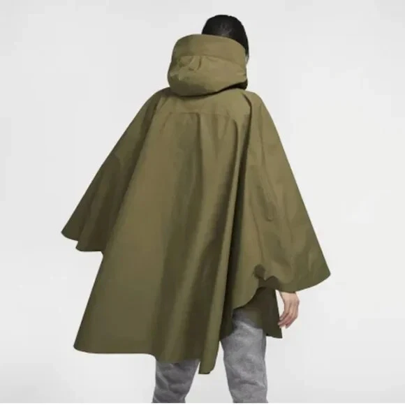 Nike NikeLab ACG Gore-Tex Poncho 3 en 1 Oliva AR4542-395 Mujer Talla Pequeña Nuevo Foto 3 de 4