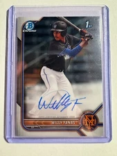 K144,149 - 2022 Bowman Chrome Prospect Autographs #CPAWF Willy Fanas Auto