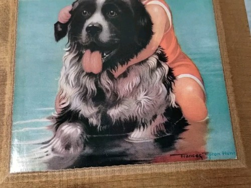 My Friend and Lifesaver! Frances Tipton Hunter, Print Mounted on Wood 7" x 6" - Picture 10 of 13