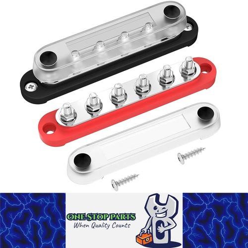 <!--F#f_0-->M6 Bus Bar 12V-48V 150A Power Distribution Block 6xM6 Posts Studs Terminal Block<!--F/-->