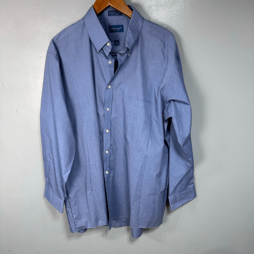 Towncraft Herren Oberhemd Gr. 18-34/35 Broadcloth # E666 - Bild 1 von 5
