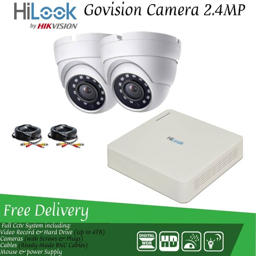 Sistema de cámara CCTV Hikvision HD 1080P DVR disco duro exterior kit de seguridad para el hogar - Imagen 17 de 22