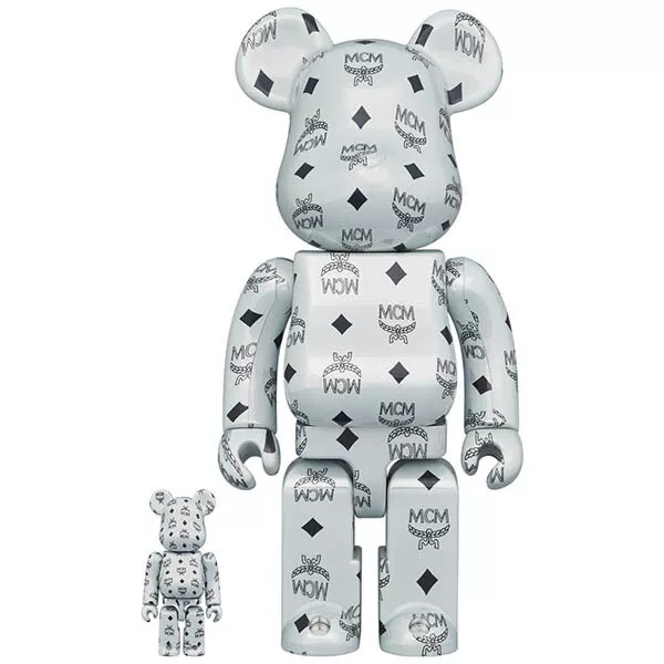 BE RBRICK MCM Bearbrick BE RBRICK WHITE CHROME Ver. White Chrome