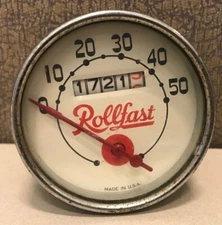Vintage Original Rollfast 0-50 MPH Bicycle Speedometer