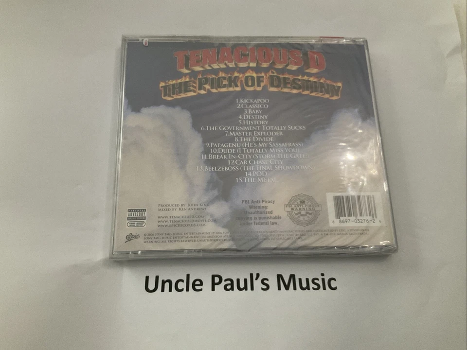 Tenacious D The Pick Of Destiny Limited Lenticular 3D Best Buy NEW SEALED RARE - Image 2 of 2