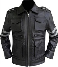 Resident Evil Leon S Kennedy Inspired Cowhide Leather Jacket Custom Tailored