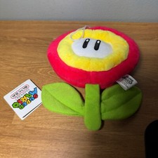 Super Mario Bros Fire Flower Power Up Figure Plush Nintendo