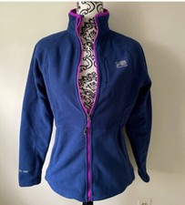 Womens Karrimore Ks-300 Fleece Jacket Full Zip Navy Blue Night Size 10 Small