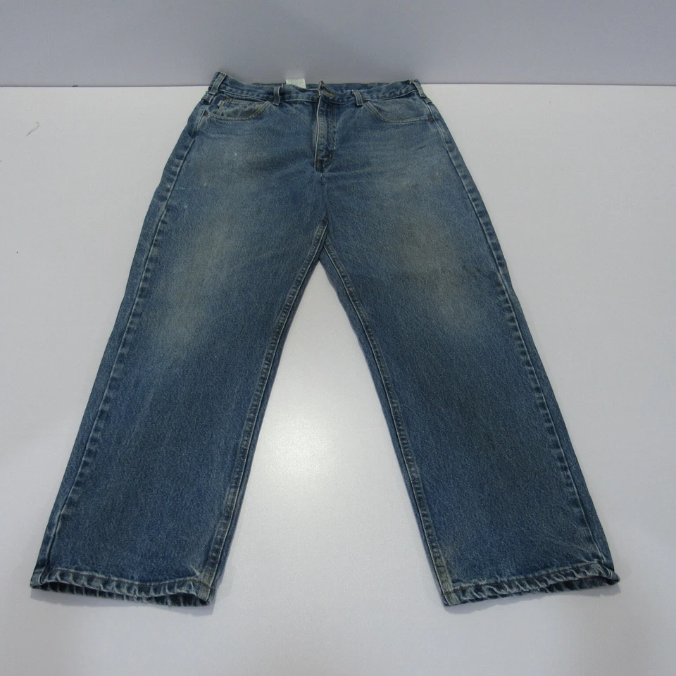 CARHARTT Mens Relaxed Fit straight leg Blue W36  / L30 Jeans  REF (M18256) - Image 4 of 4