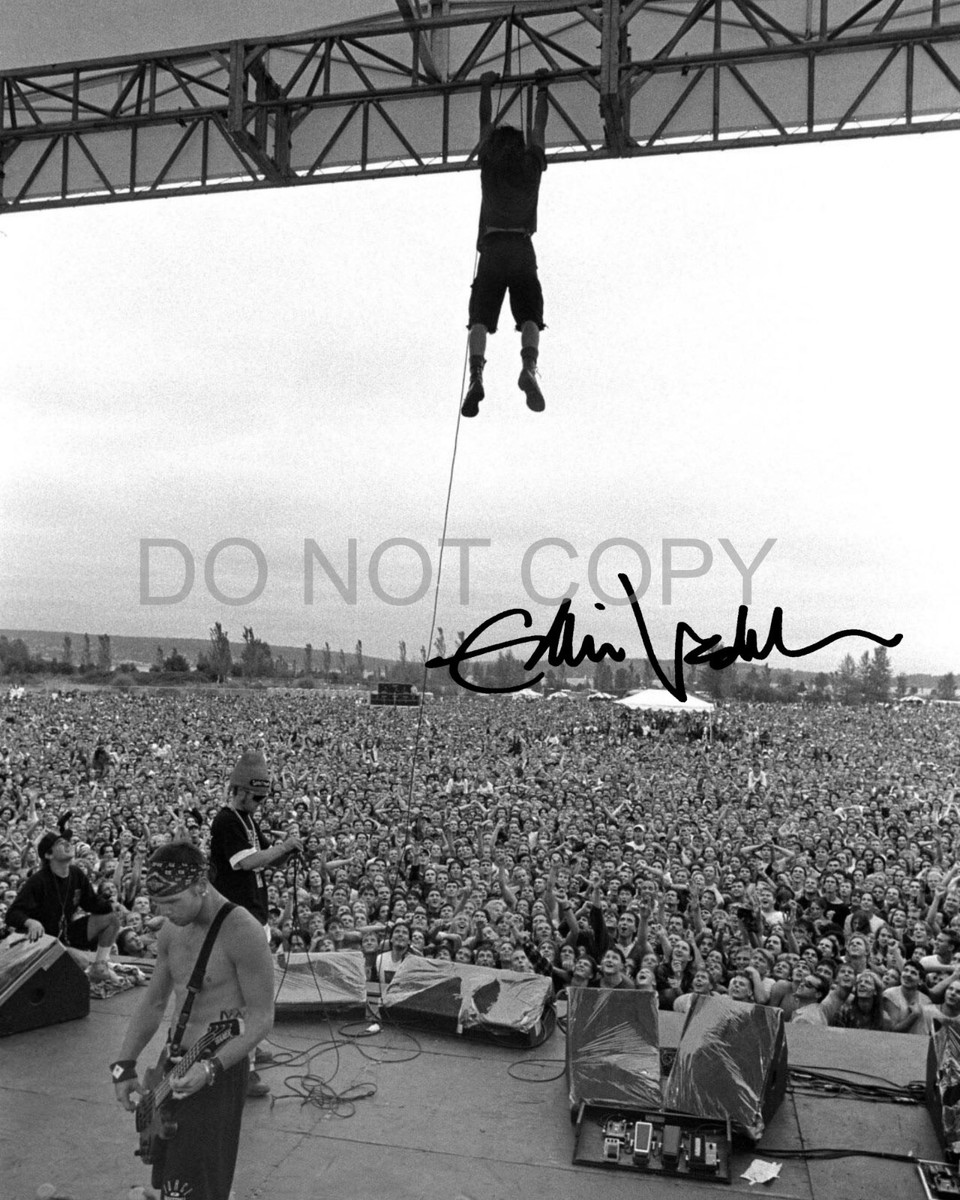 Eddie Vedder Pearl Jam 8x10 SIGNED REPRINT Photo/poster Rock n