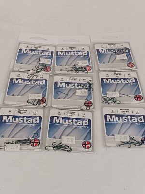 abardeen fishing hooks mustad Poly Bag Gold Aberdeen The Mustad 37363 Gold Extra Fine Wire Aberdeen Hook is a fine wire variation of the fantastic durable all fish hooks (9) Mustad 3261-BU-