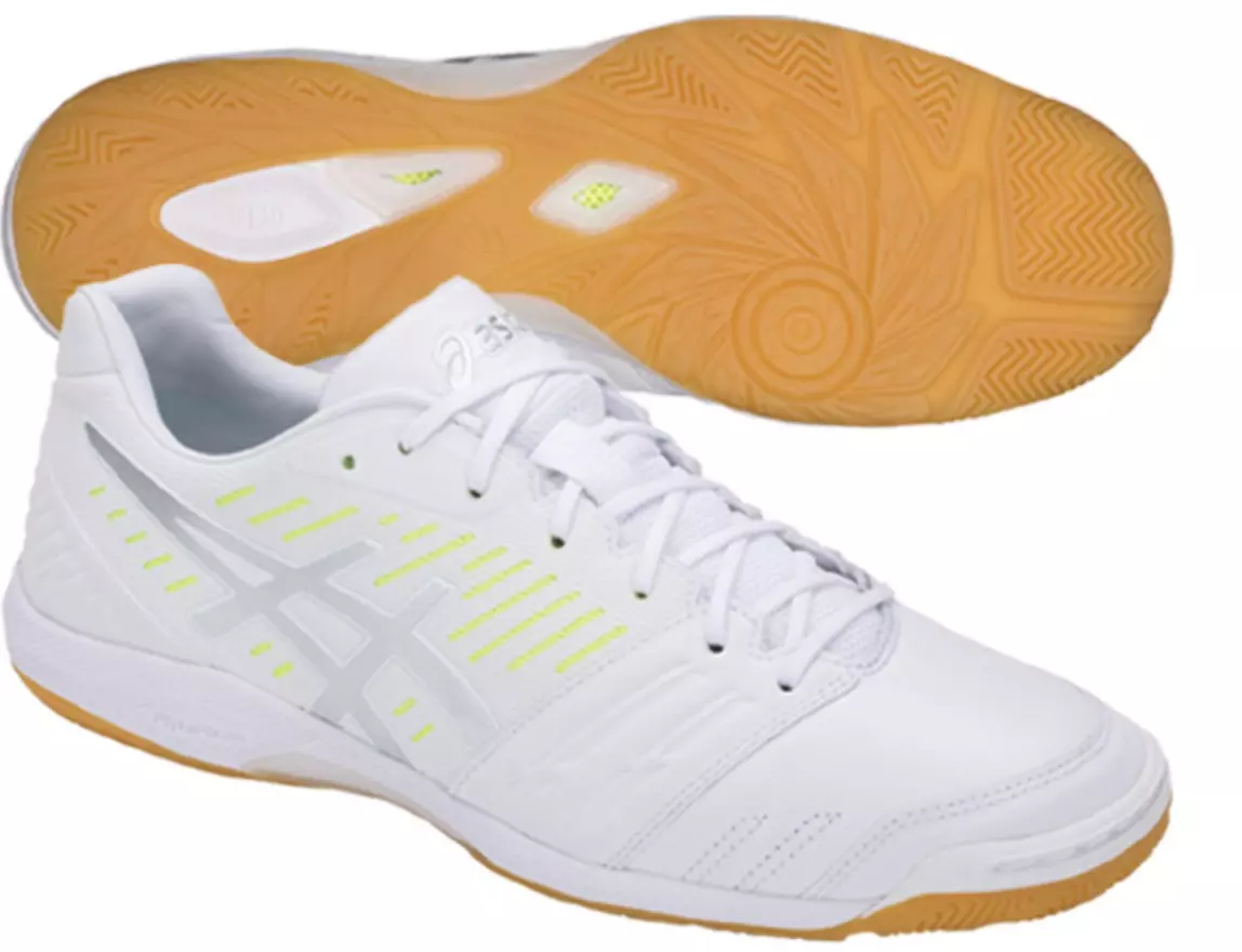 ASICS DESTAQUE FF INDOOR Football Soccer Futsal Shoes 1111A005 White | eBay