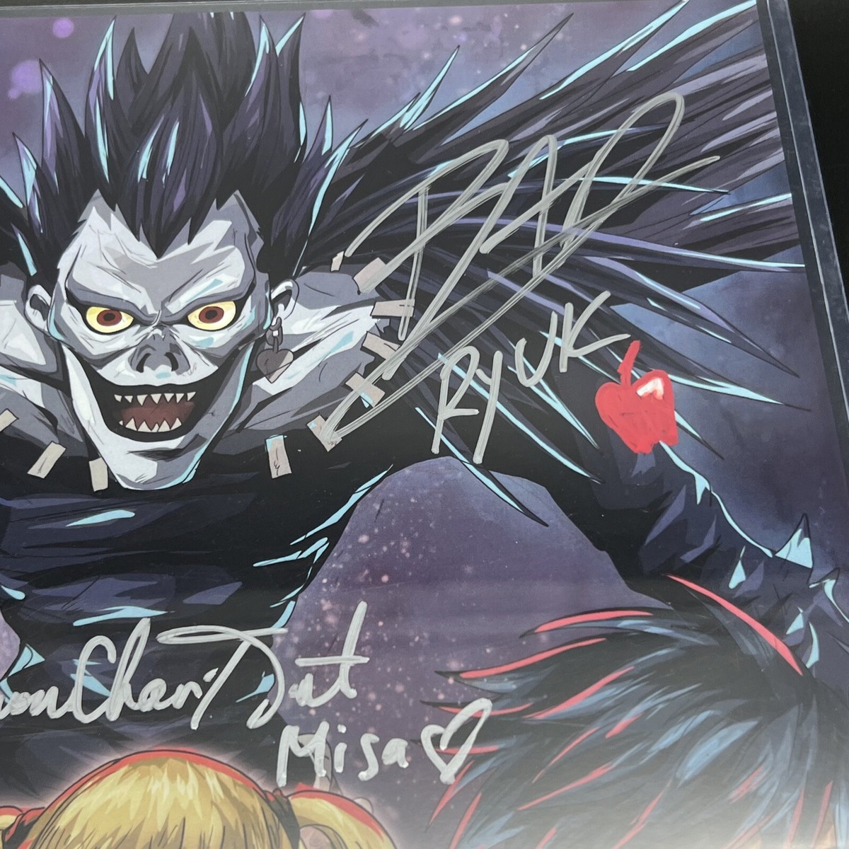 Ryuk L Misa Light Signed Chan Swaile Drummond Juliani JSA