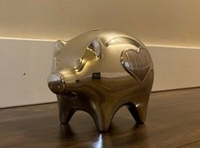 Wedgwood Vera Wang Silver Baby Piggy Bank