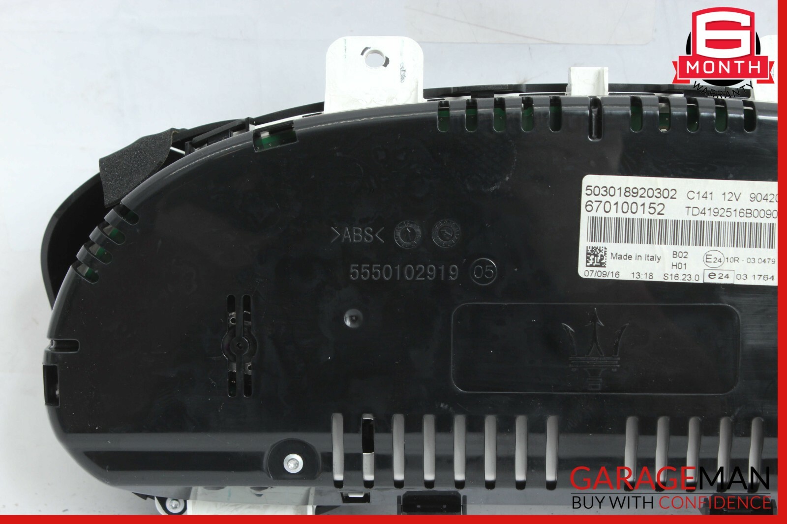 14-17 Maserati Ghibli S Speedometer Odometer Instrument Cluster Gauge OEM