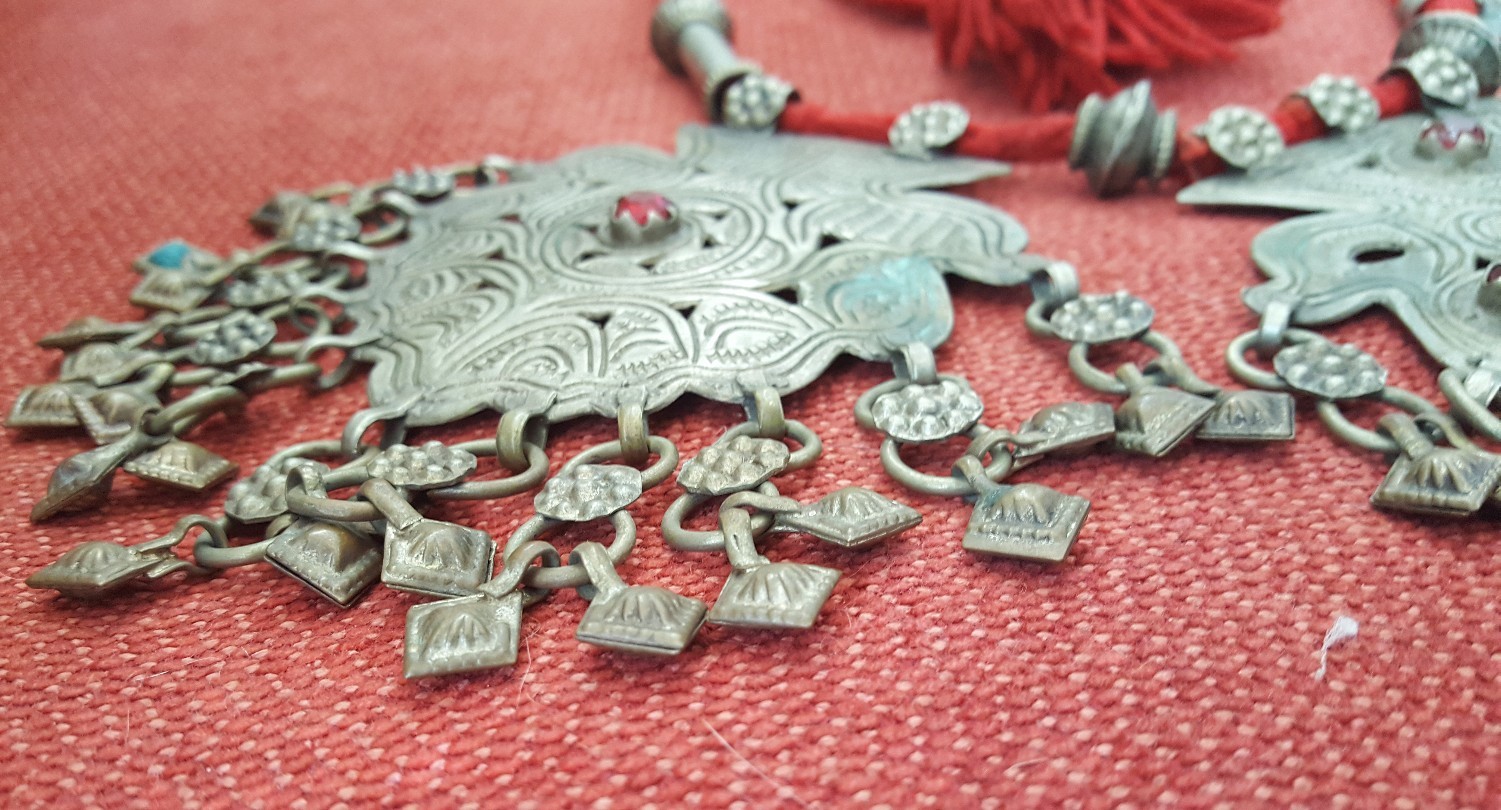 Ethiopian Necklace Large Vintage African Art eBay