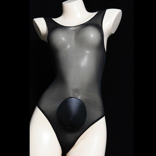 Body uomo calza trasparente senza maniche body body body body pagliaccetto Sissy Night Clubwear - Foto 13 di 15