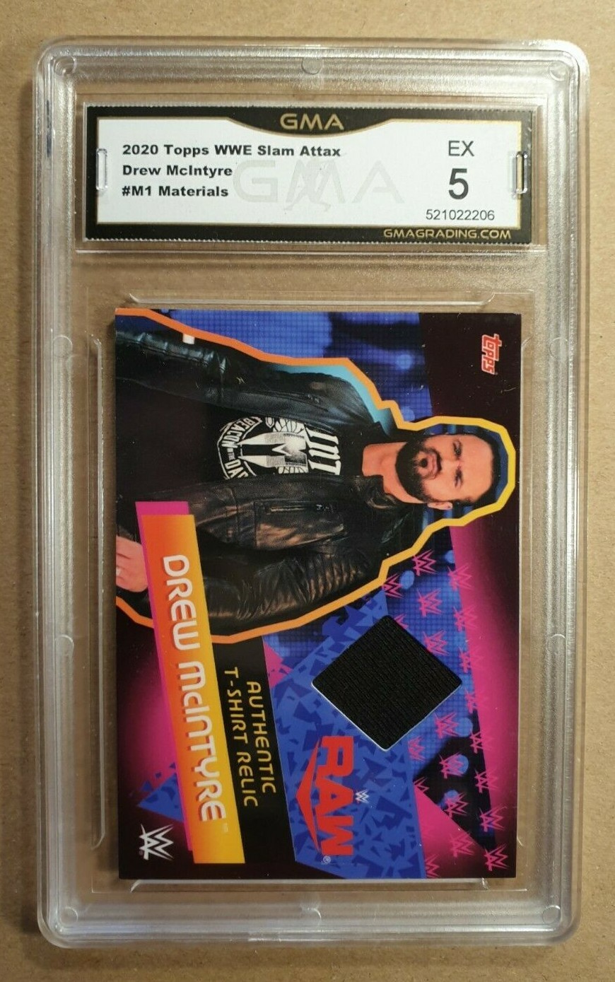 2020 Topps WWE Slam Attax Reloaded Drew McIntyre #M1 - Picture 3 of 6