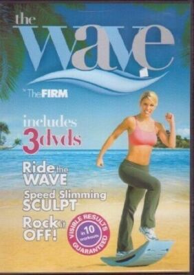 THE WAVE The Firm New SEALED 3 DVDS Ride the Wave Speed Slimming Rock it Off
