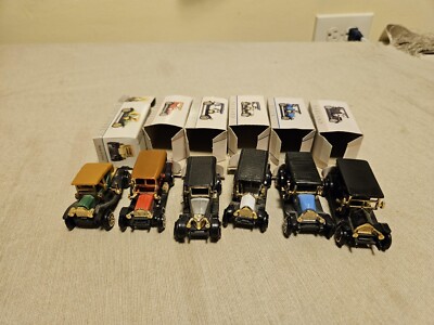 Lot of 6 Readers Digest 1:64 Cars Model T Simplex Buick Packard Oakland Pierce