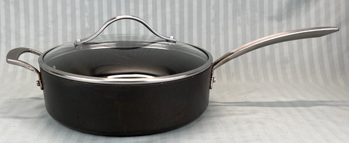 Kirkland Signature Padella per salsa anodizzata antiaderente 5 qt con manico e coperchio - Foto 2 di 14