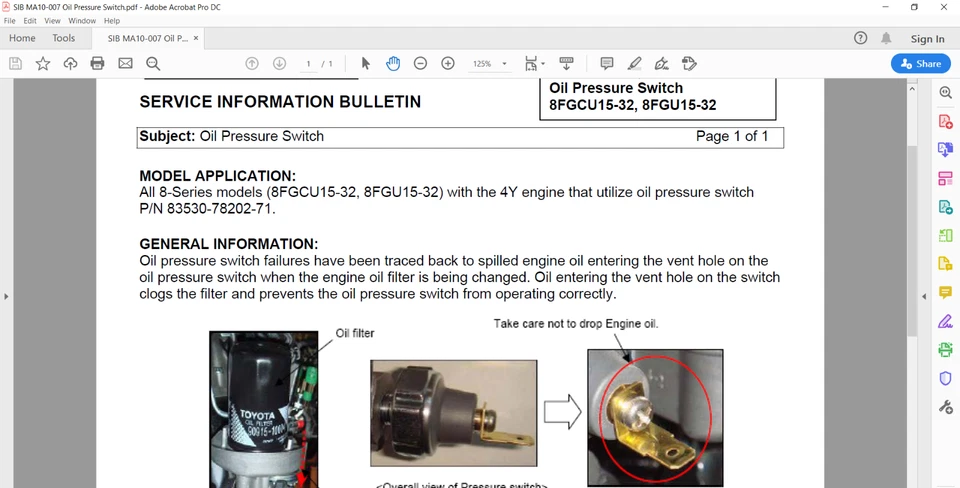 TOYOTA CARRETILLA ELEVADORA Manuales de Servicio-Manuales de Piezas-Serie 2-5-6-7-8-9 en una Unidad Flash Foto 4 de 4