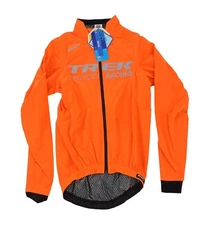 Santini Trek Factory Racing Team Issue Cycling Rain Wind Vest + Jacket XS Hi Viz