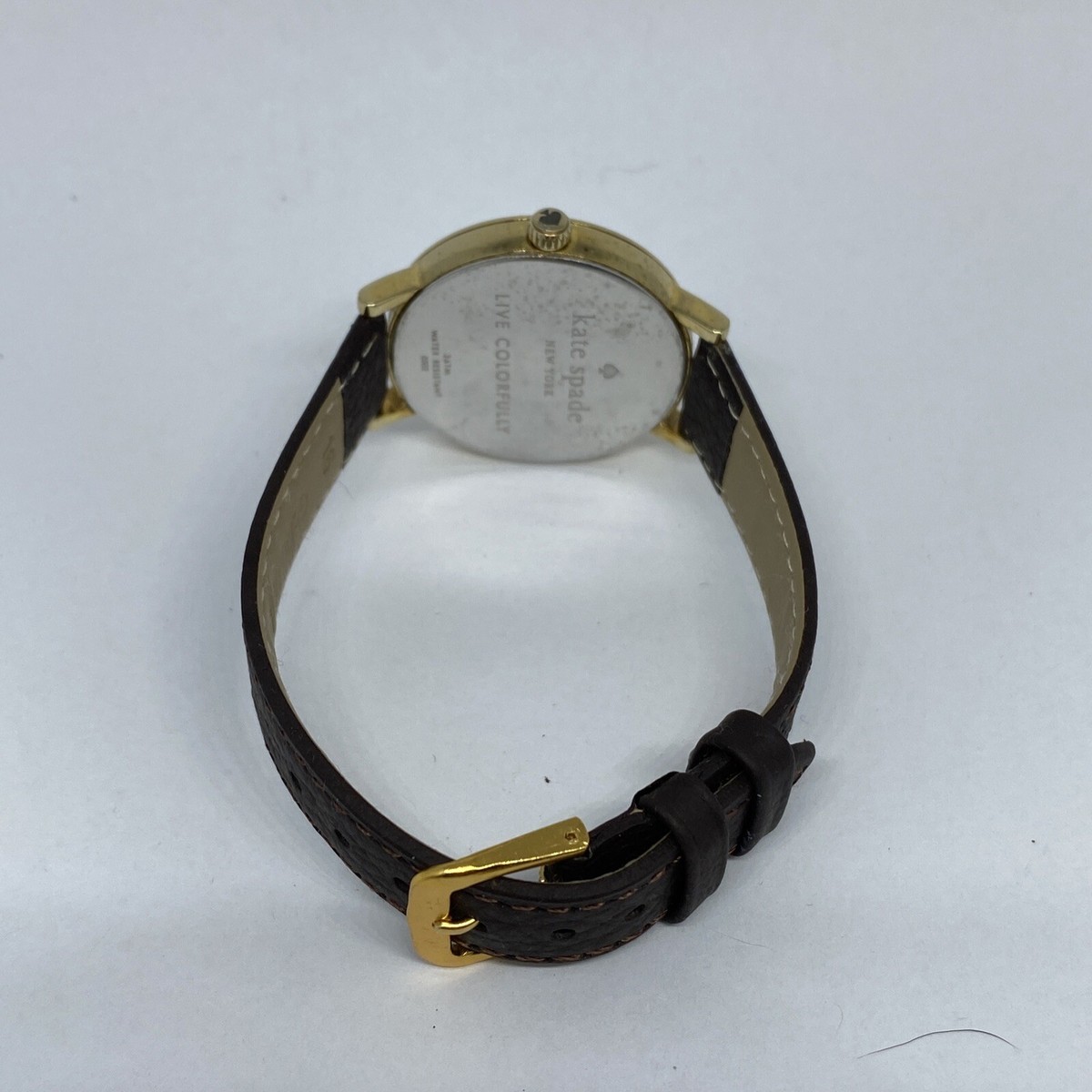 Kate Spade New York Gramercy 0002 Women\'s Brown Leather Analog Dial Watch VK274 Amazon.com: kate spade new york Women main image 3