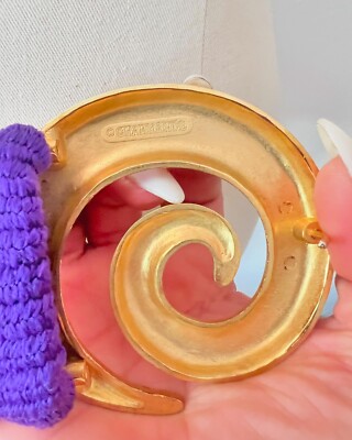 CHARMANT Signed Beverly Hills 80’s 80s Vintage Ribbed Purple Stretch Belt S M L CHARMANT Signed Beverly Hills 80 main image 4