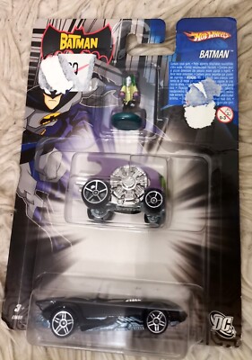 NEU 2006 Hot Wheels Set DC Batman The Jokers Last Laugh Figure Batmobile L1699