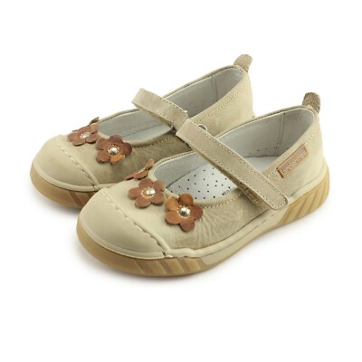 Andanines Girls Mary Jane Leather Shoes with Arch, Ankle and Orthopedic Support 
