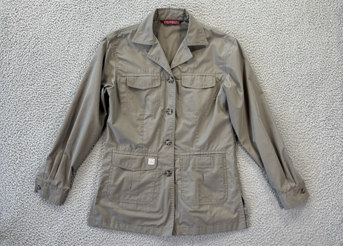 Tilley Endurables Jacket Womens 6 Safari Desert Different Drummer Military
