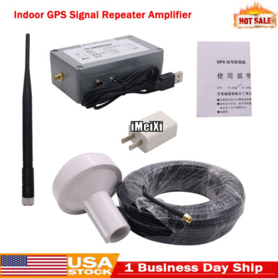 Indoor GPS Signal Repeater Amplifier Transfer L1BD2 Full Kit 15M Distance Beidou