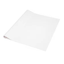 90cm wide up to 15m long dc fix MATT WHITE sticky back plastic vinyl wrap film