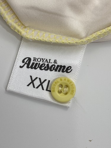 ROYAL & AWESOME - Argyle Pattern Mens 2XL. Golf Polo Shirt - 第 6/7 張圖片