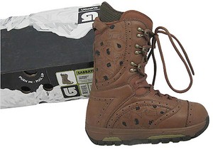 NEW $300 Burton Sabbath Mens Snowboard Boots! Size 6 or 7  Cognac Quilted Design NEW $300 Burton Sabbath Snowboard Boots! US 6 UK 5 Euro 38  main image 2